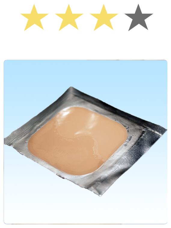 Patch, Effectiveness 91%, 3 stars