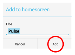 Select 'Add'